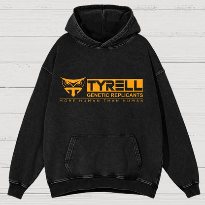 More Human Than Human Vintage Distressed Hoodie