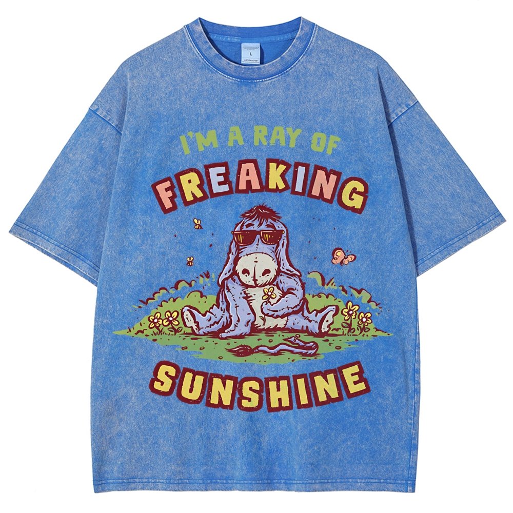 A Freaking Ray Of Sunshine Vintage Distressed T-shirt