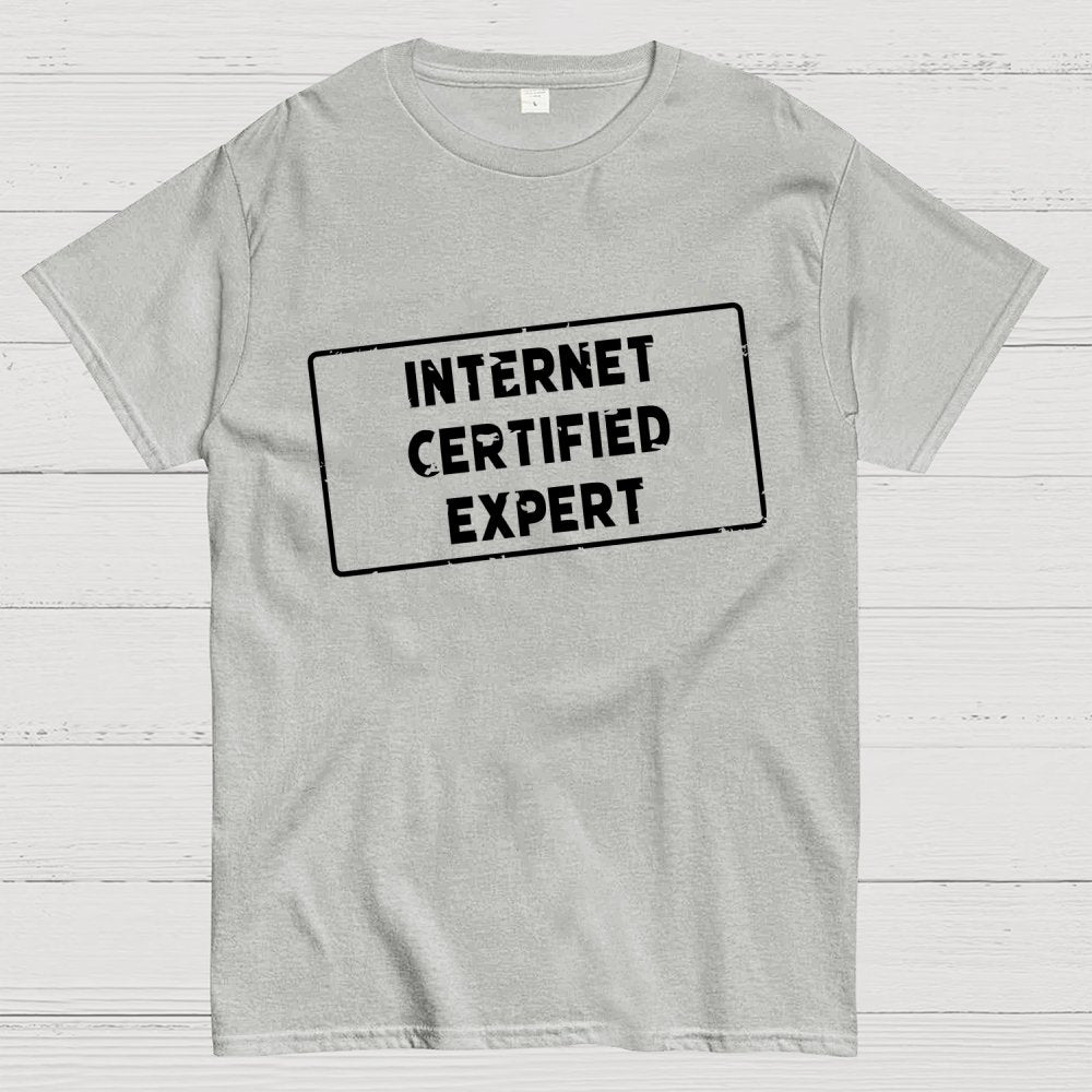 Internet Certified Expert Geek T-Shirt