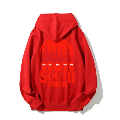 Stranger Park Inspired Art Printed Back Unisex Cotton Hoodie