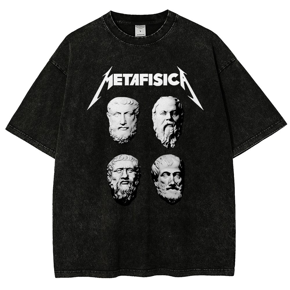 Metafisica Vintage Distressed T-shirt