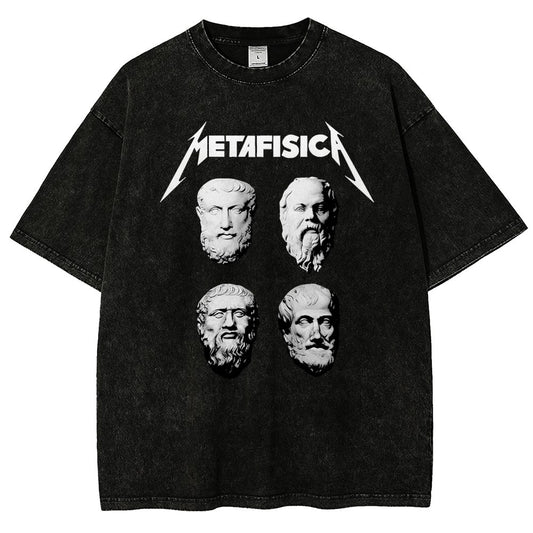 Metafisica Vintage Distressed T-shirt