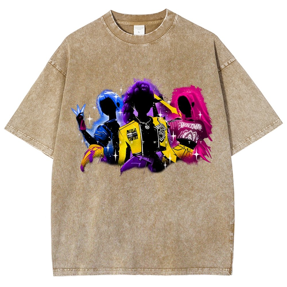 The Huntrix Vintage Distressed T-shirt