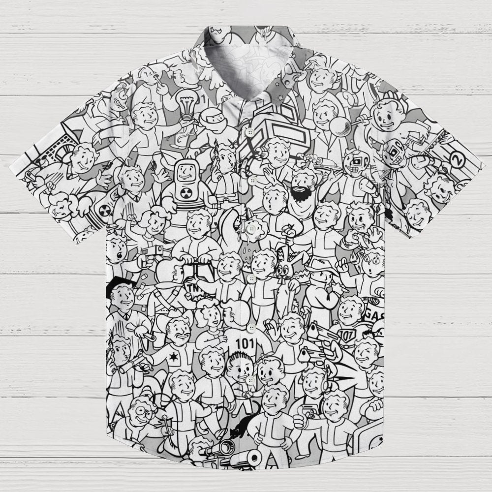 Vault Boy Geek Hawaiian Shirt