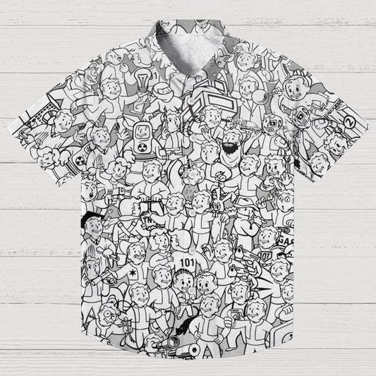 Vault Boy Geek Hawaiian Shirt