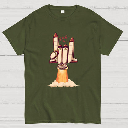 Rock On Rocket  Geeky T-Shirt