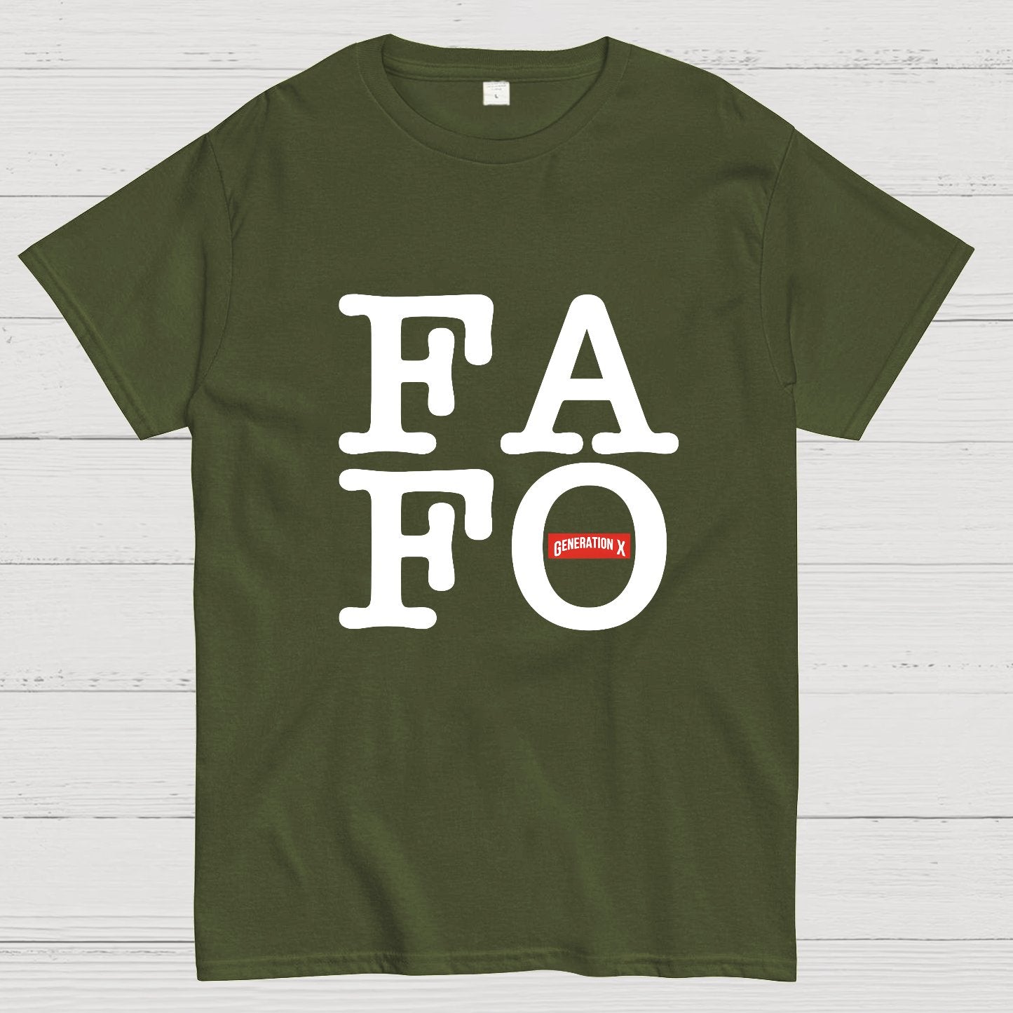 Generation X Gen X-er FAFO Geeky T-Shirt