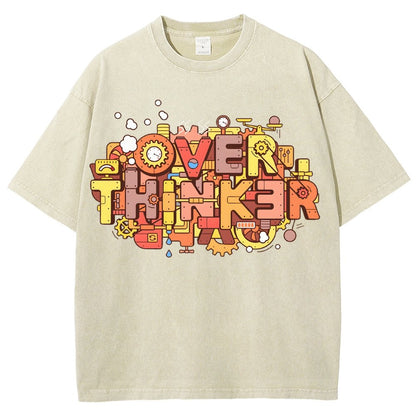 The Overthinker! Vintage Distressed T-shirt