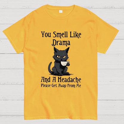 You Smell Like Drama and a Headache Funny T-Shirt
