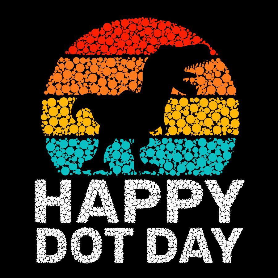 Happy International Dot Day Game Geek Cotton Sweatshirt
