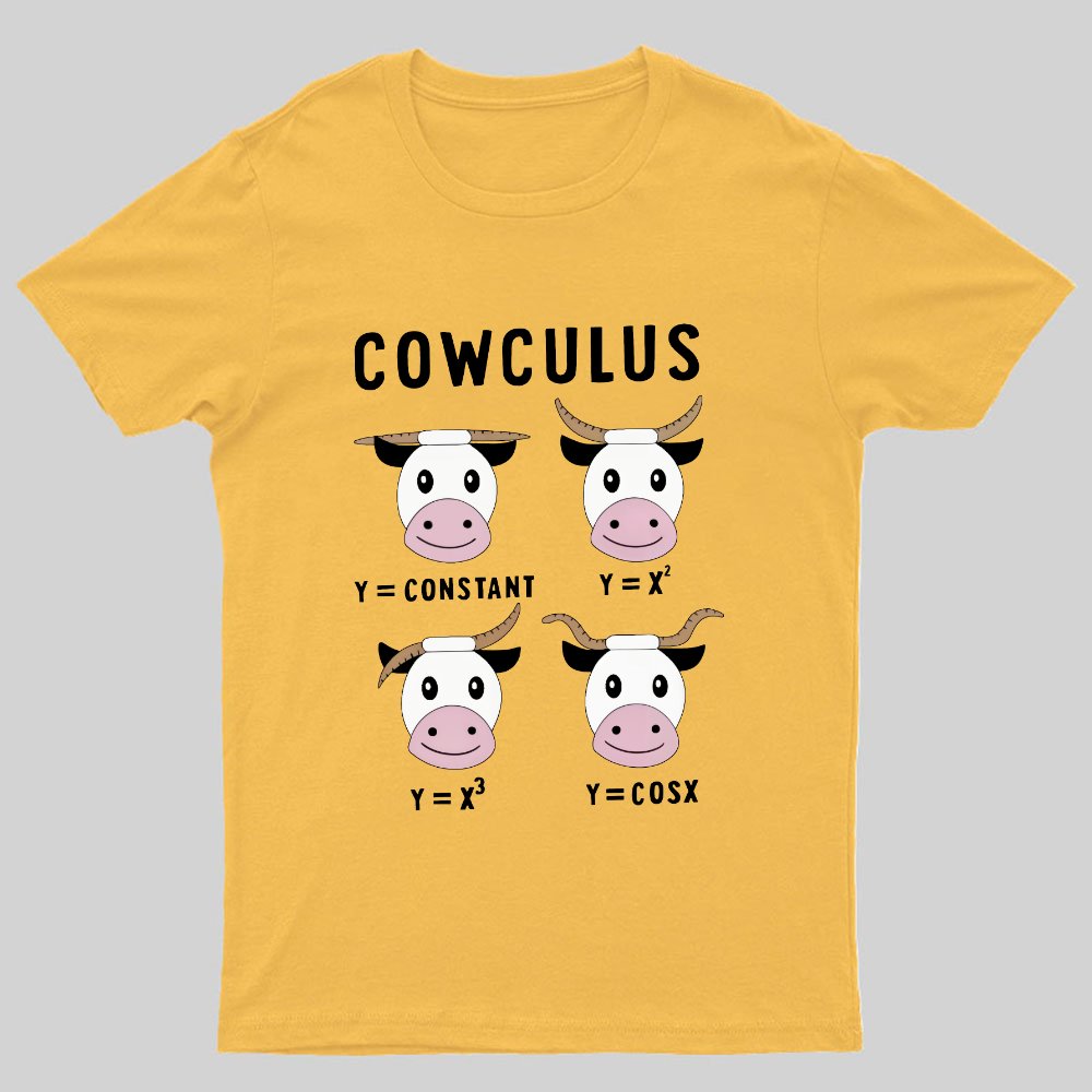 Cowculus Funny Math Geeky T-Shirt