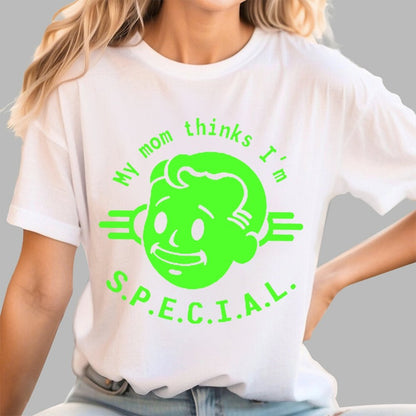 My Mom Thinks I'm S.P.E.C.I.A.L. Geek T-Shirt