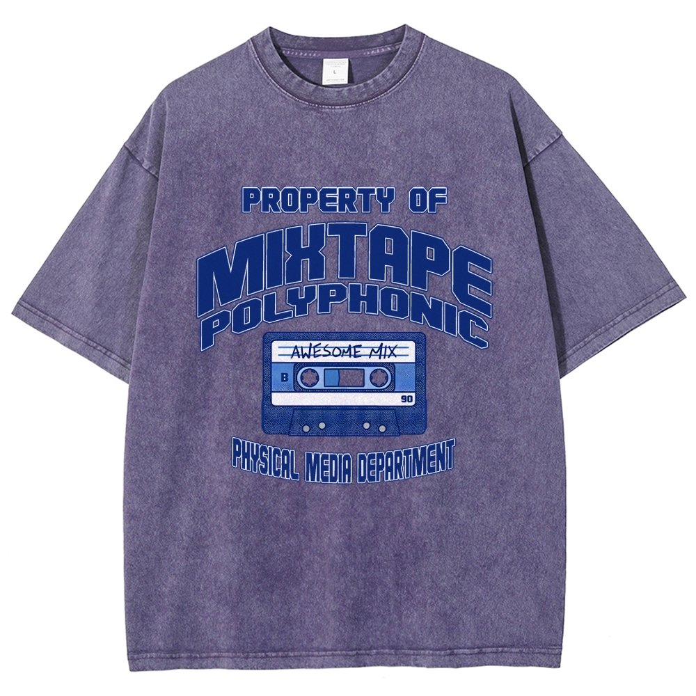 Property of Mixtape Polyphonic Vintage Distressed T-shirt