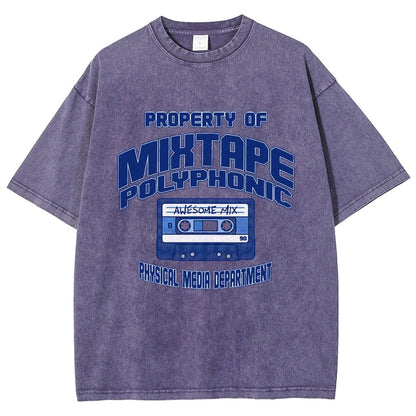 Property of Mixtape Polyphonic Vintage Distressed T-shirt