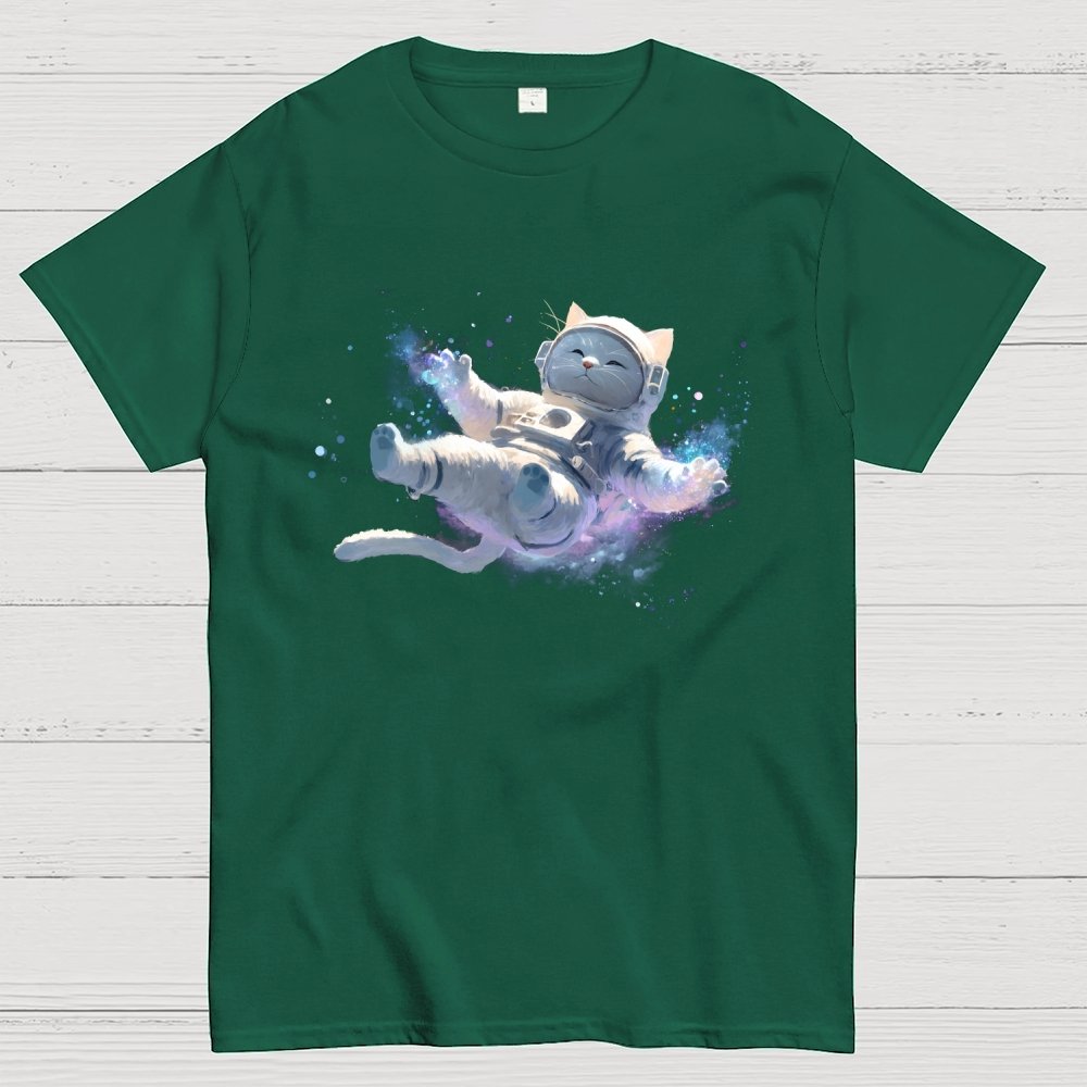 Astronaut Cat Geek T-Shirt