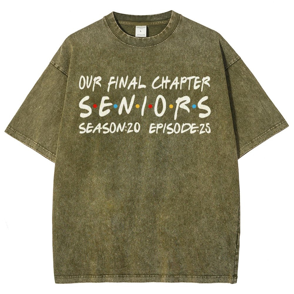 Our Final Chapter Seniors 2025 Vintage Distressed T-shirt