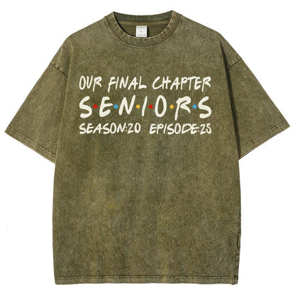 Our Final Chapter Seniors 2025 Vintage Distressed T-shirt