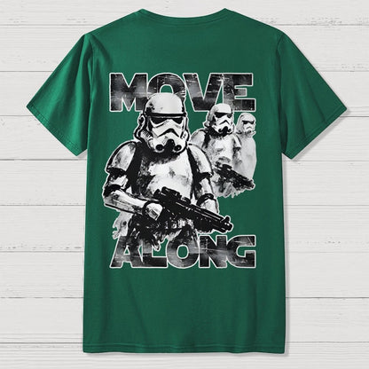 Move Along Front And Back Printing Geek T-Shirt