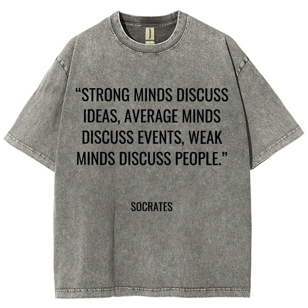 Socrates Quotes Vintage Distressed T-shirt