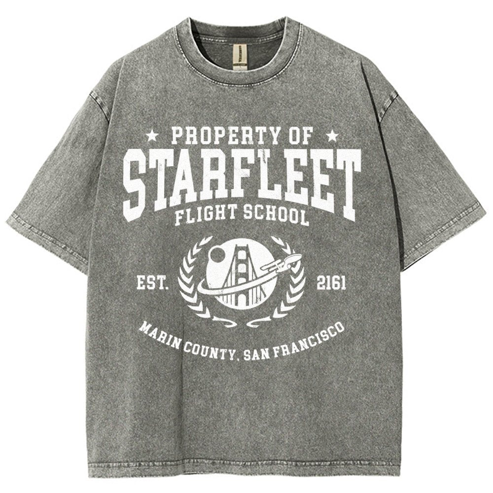 Academy Flight School Vintage Distressed T-shirt