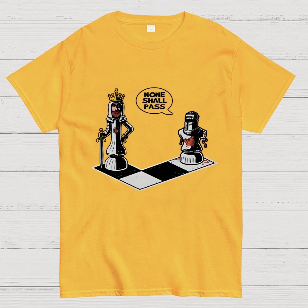 Black Knight Check Geek T-Shirt