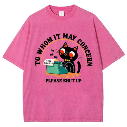 To Whom It May Concern Vintage Distressed T-shirt