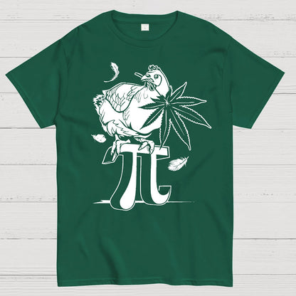 Chicken, π, Marijuana, Sarcasm Geek T-Shirt