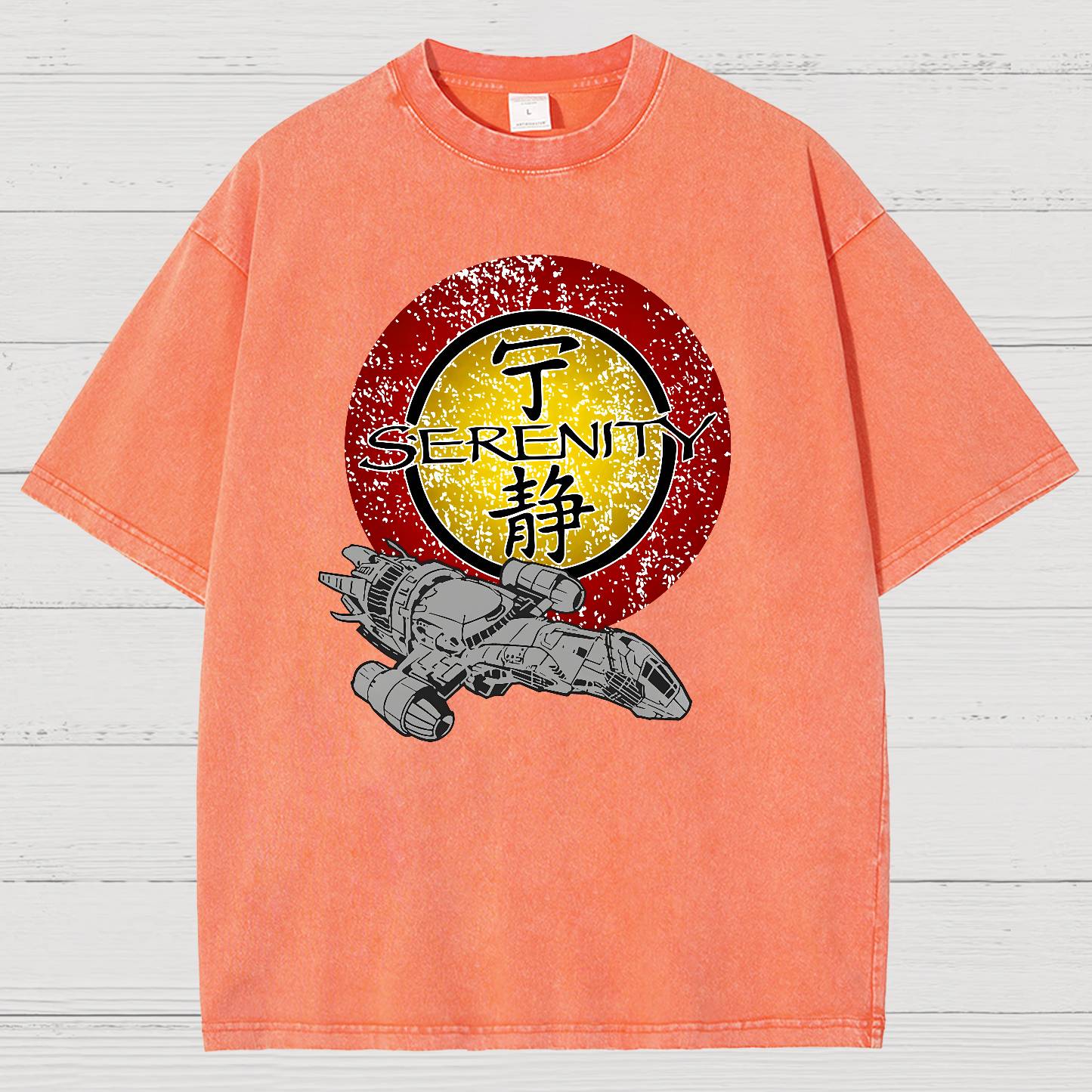 Firefly Starship Vintage Distressed T-shirt