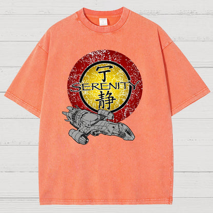 Firefly Starship Vintage Distressed T-shirt