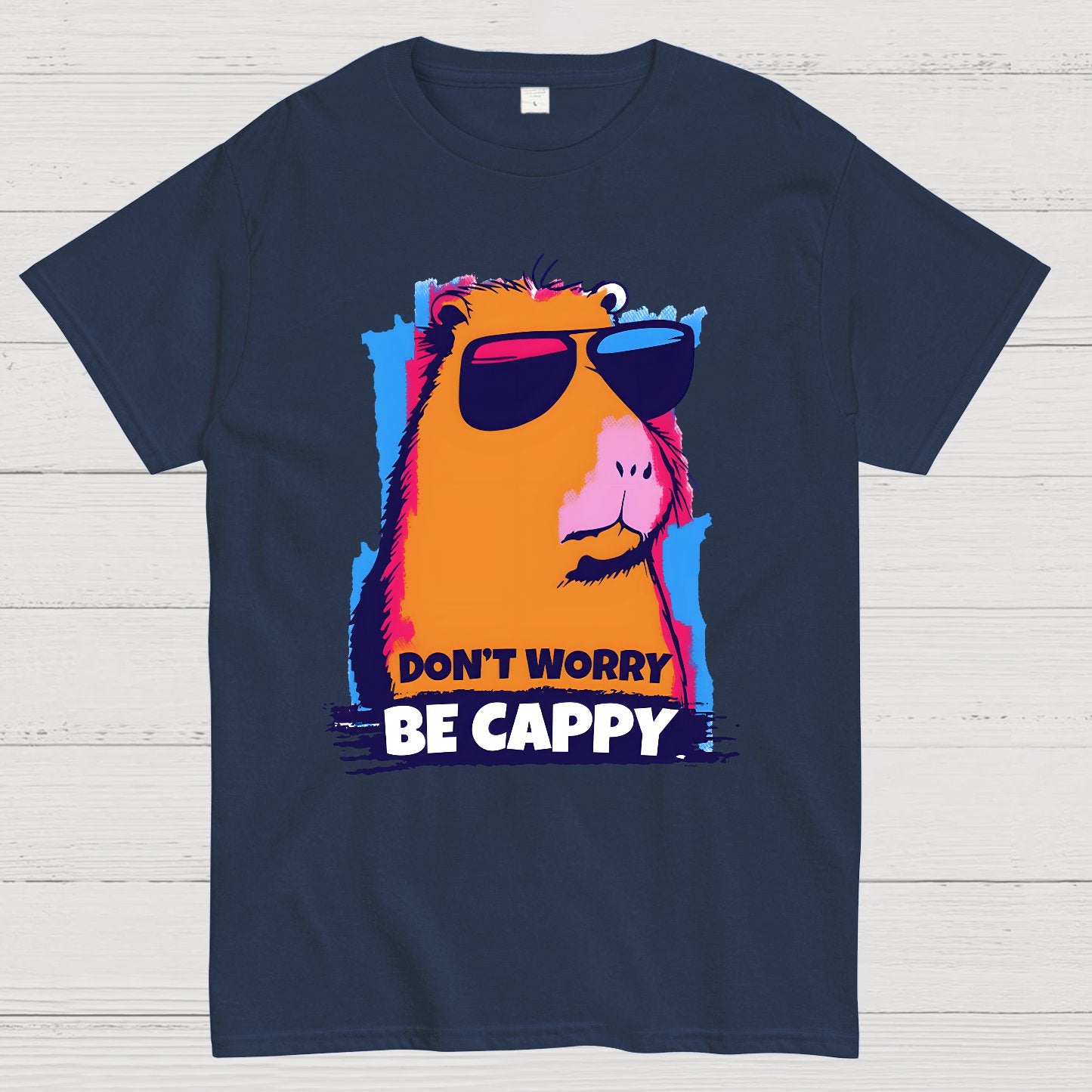 Be Cappy Don't Worry Geek T-Shirt