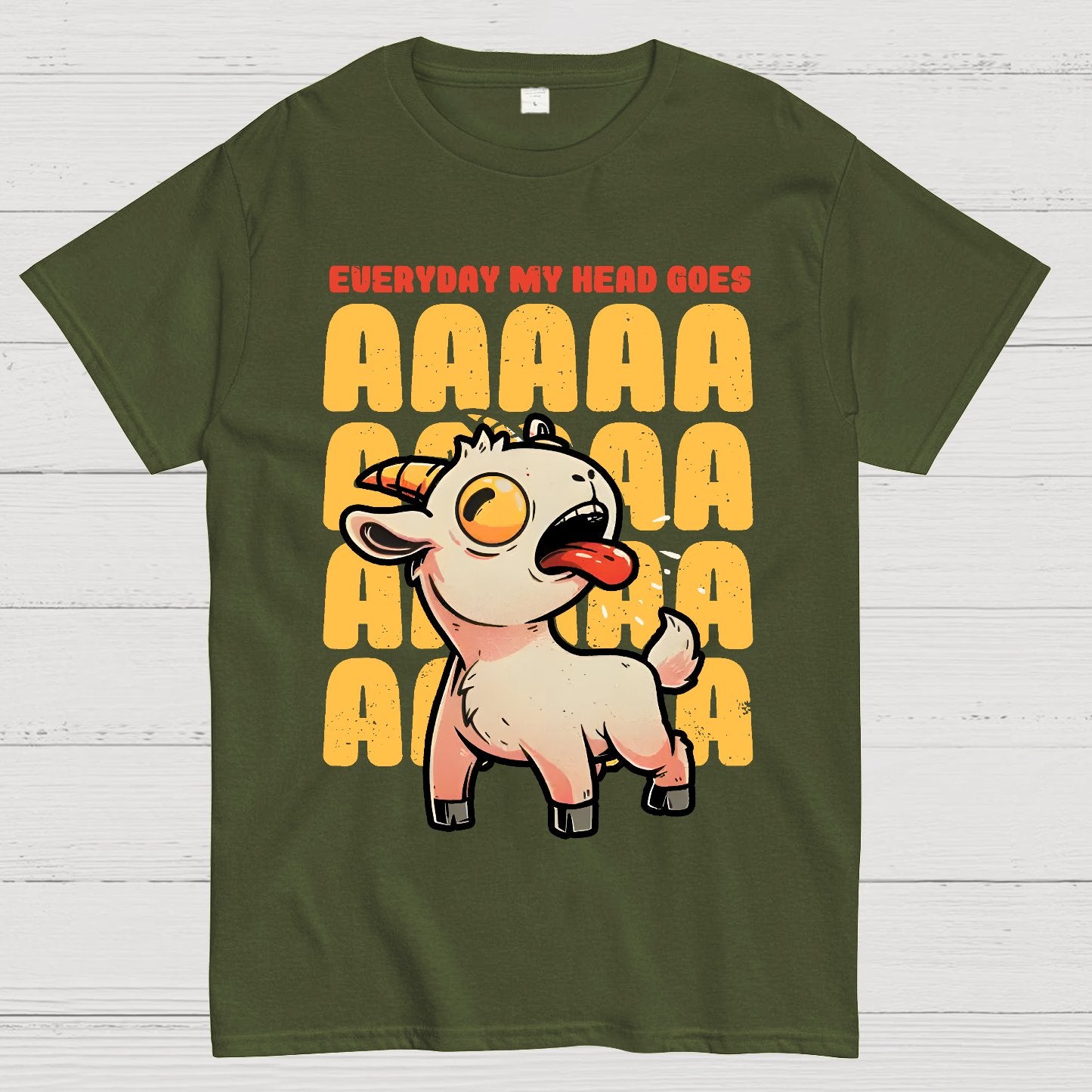 Everyday My Head Goes AAA Geek T-Shirt