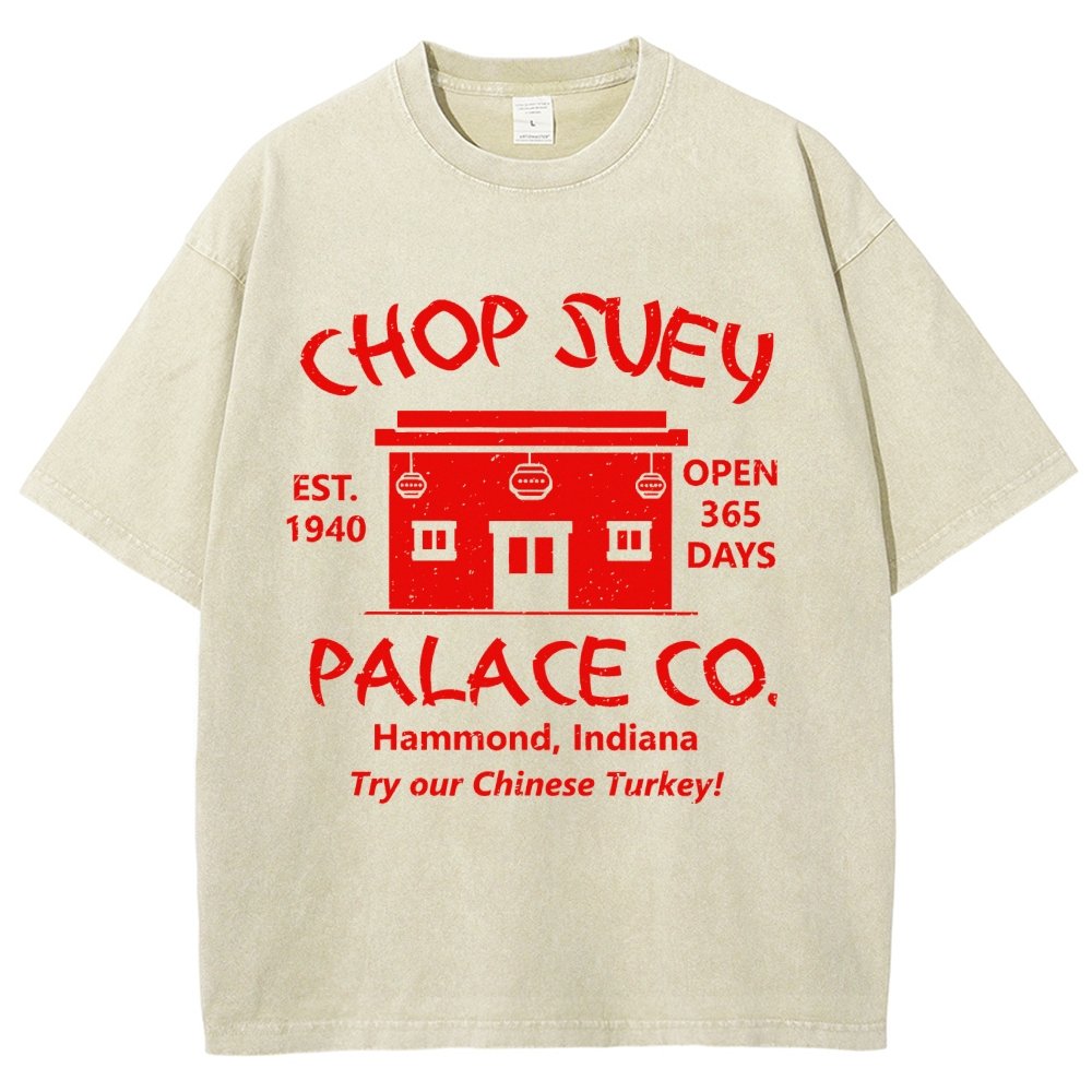 Christmas Story Mysterious Eatery Vintage Distressed T-shirt