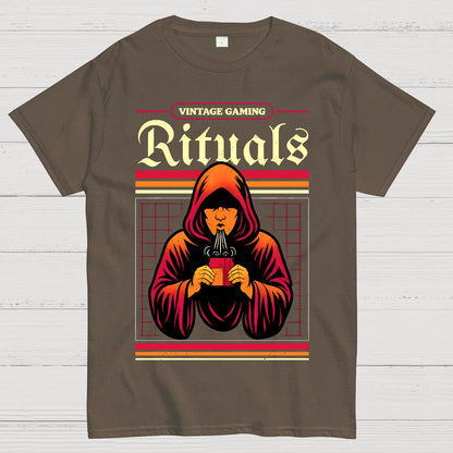 Vintage Gaming Rituals Geek T-Shirt