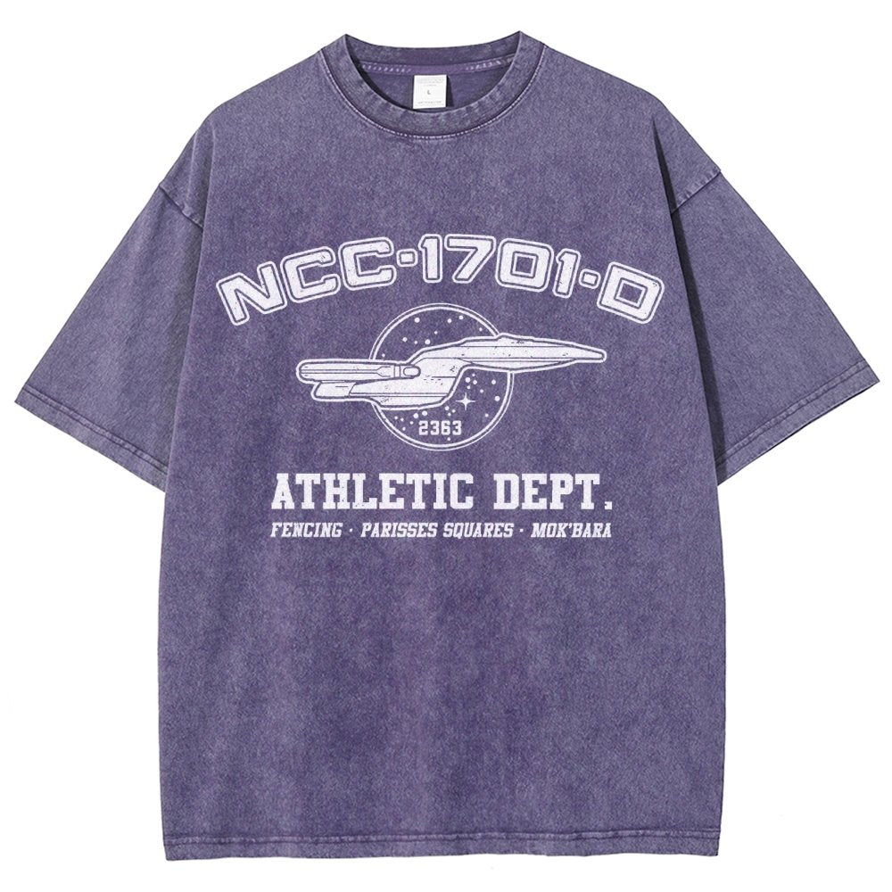 Space Athletic A New Generations Vintage Distressed T-shirt