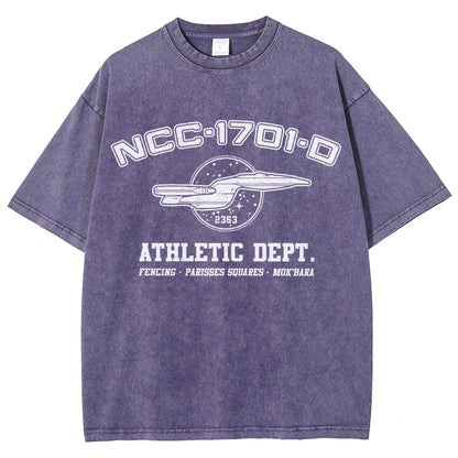 Space Athletic A New Generations Vintage Distressed T-shirt