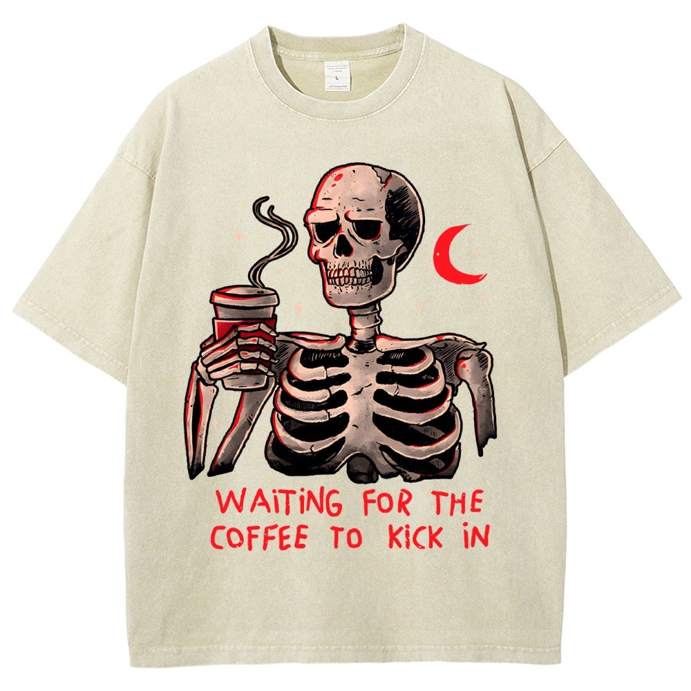 Coffee Keeps Me Alive Vintage Distressed T-shirt