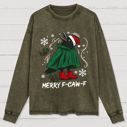 Merry F-CAW-F Washed Long Sleeve Tee