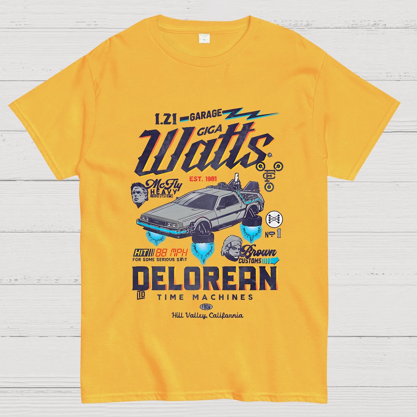 Gigawatts Garage Remix Geek T-Shirt