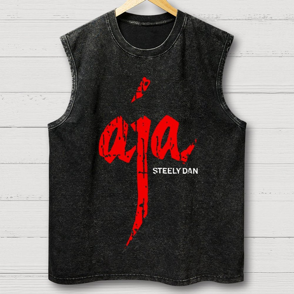Aja Vintage Distressed Washed Tank