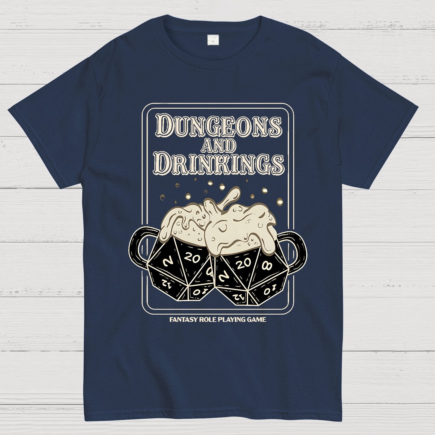 Dungeons and Drinkings Geek T-Shirt