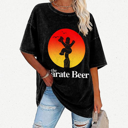 The Karate Beer Vintage Distressed T-shirt