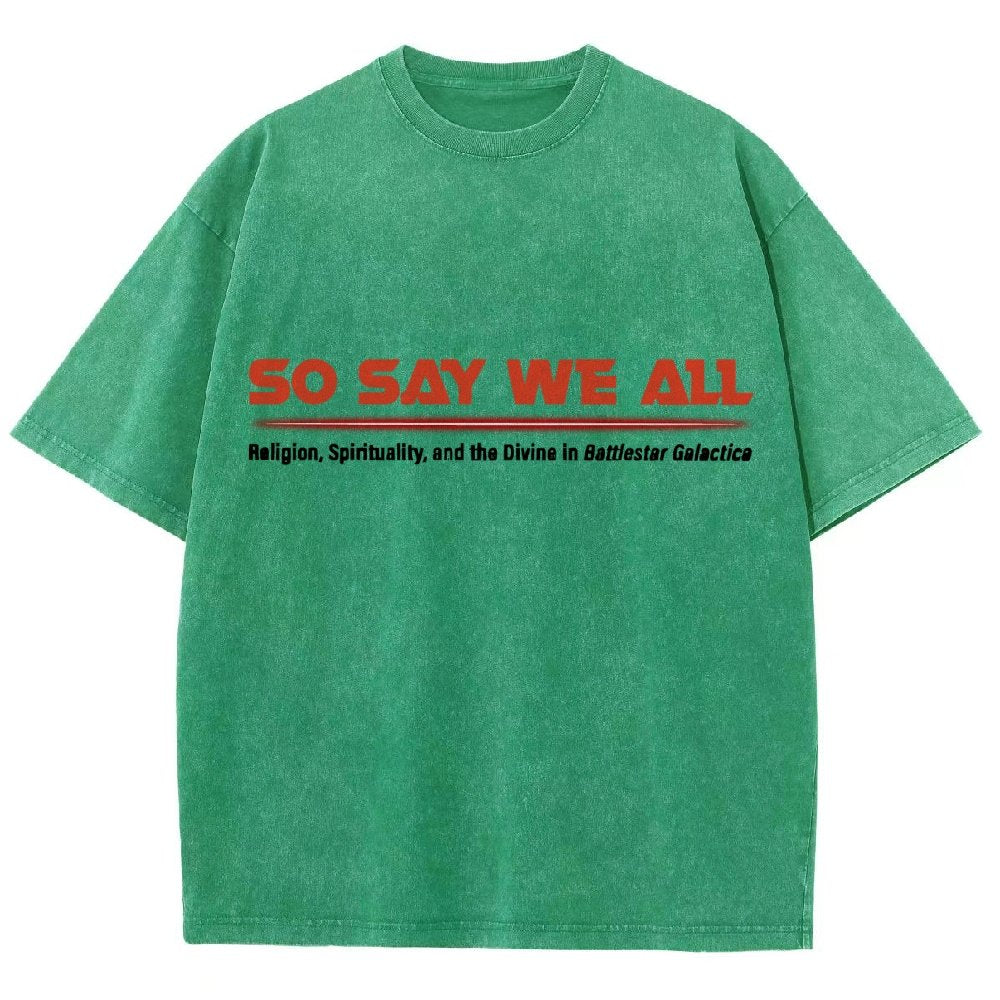 So Speak We All Vintage Distressed T-shirt
