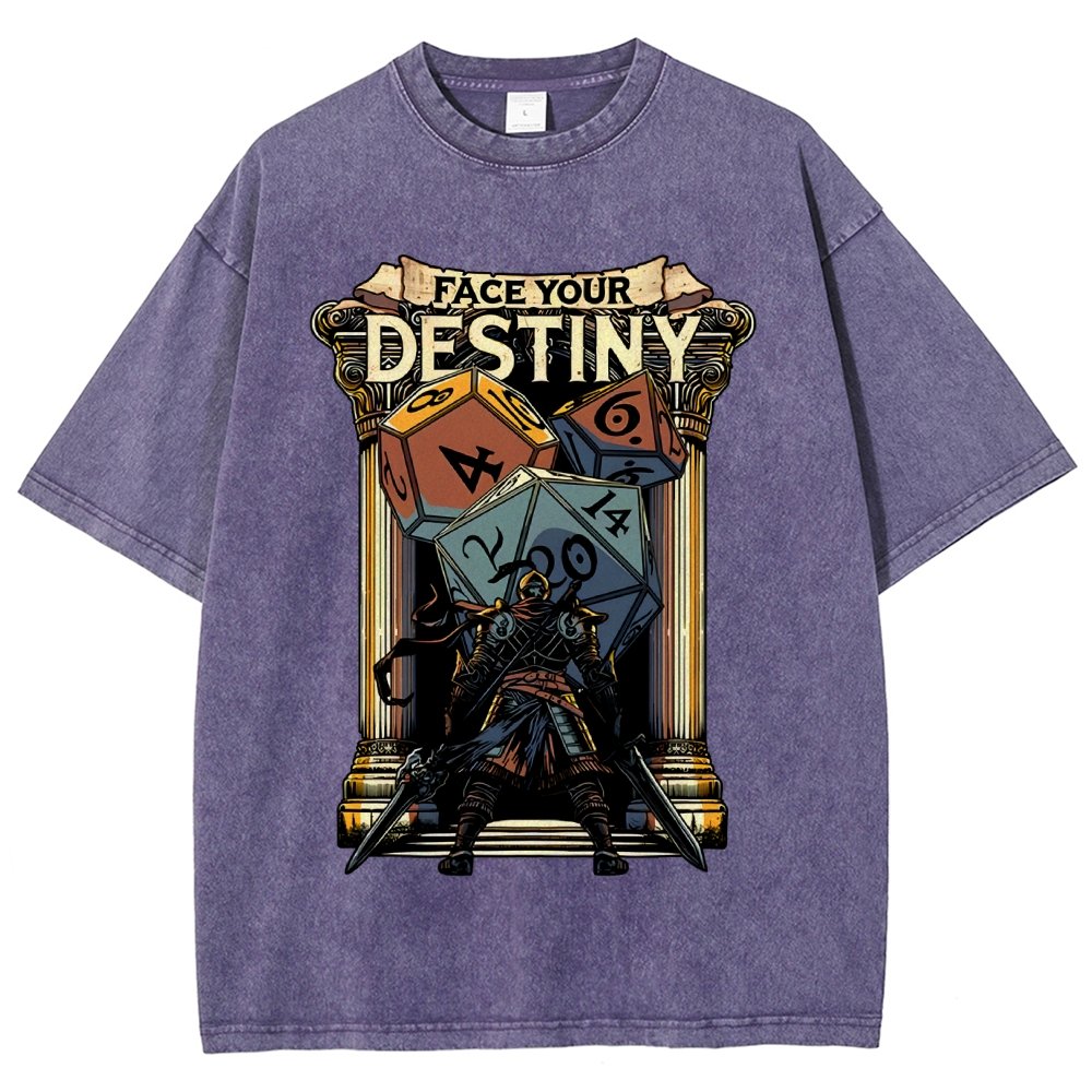 Face your destiny Vintage Distressed T-shirt