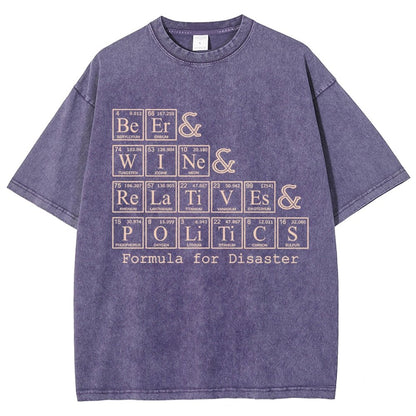 Formula For Disaster Vintage Distressed T-shirt