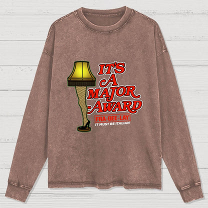 Major Award Washed Long Sleeve Tee