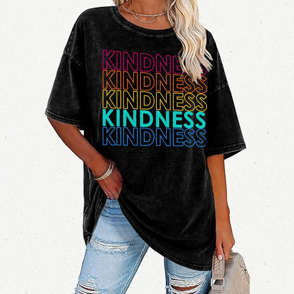 Kindness is Timeless Vintage Distressed T-shirt