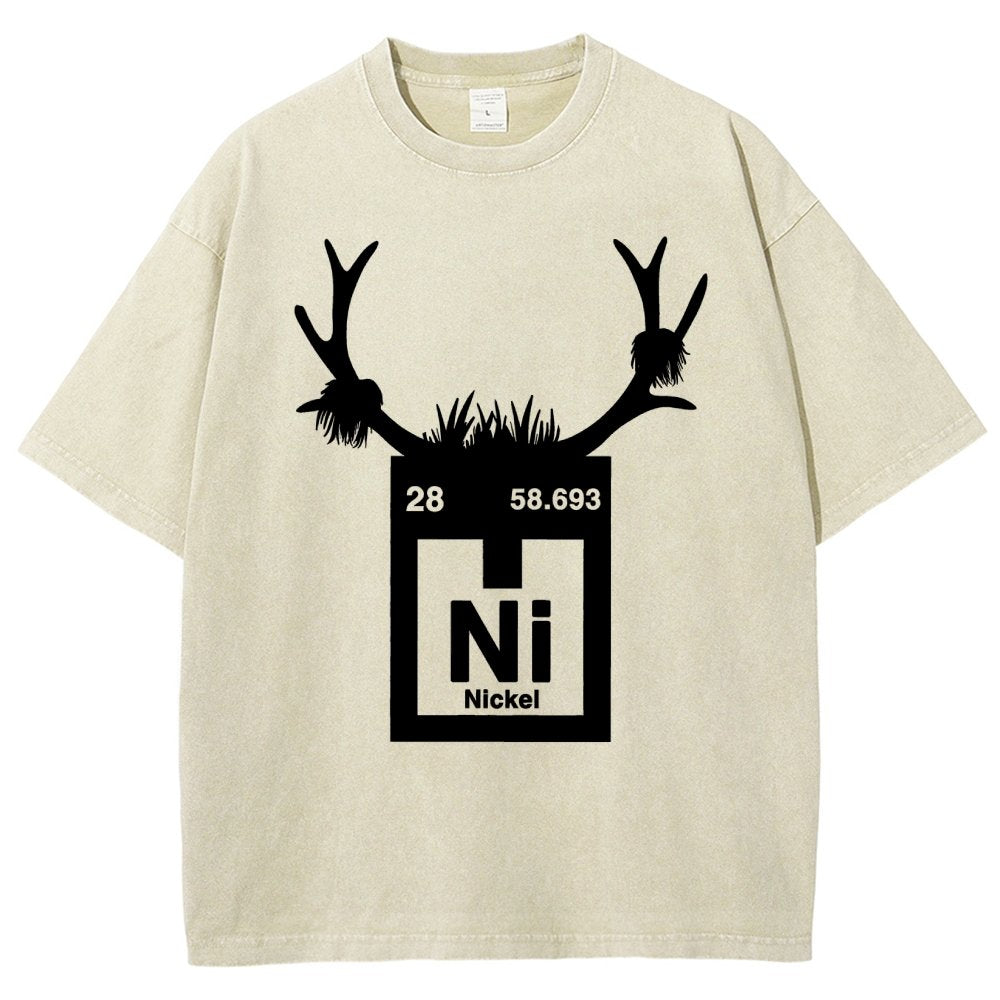 Ni Element Vintage Distressed T-shirt