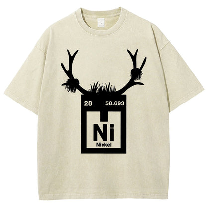Ni Element Vintage Distressed T-shirt