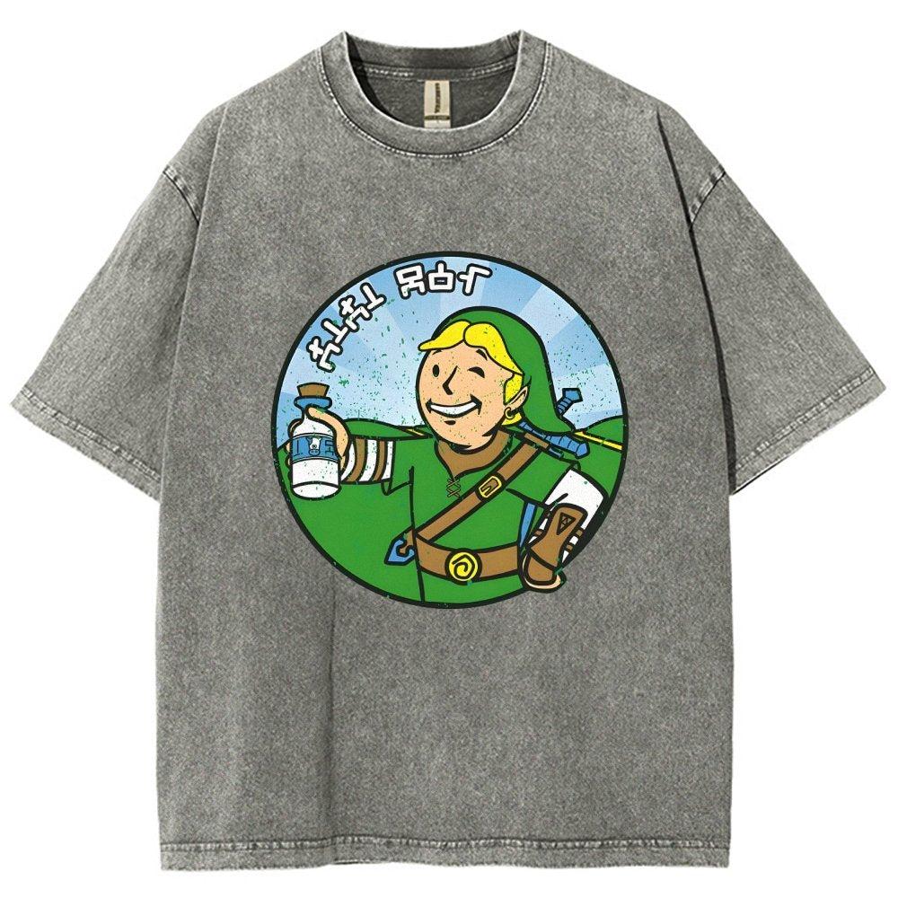 Mystic Milk Vintage Distressed T-shirt