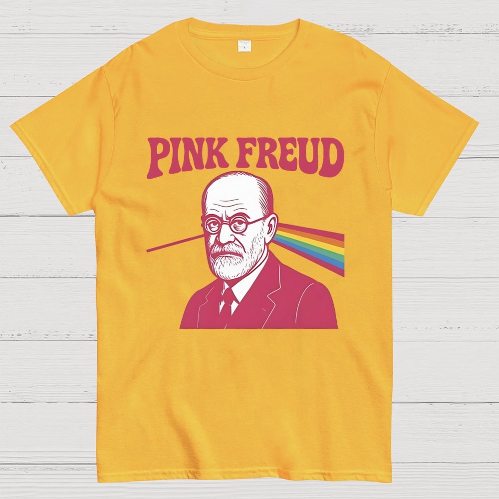 Pink Freud Geek T-Shirt